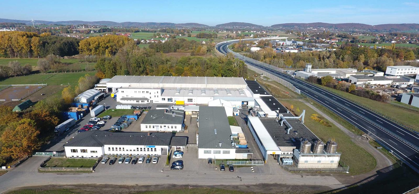 Aerial view of the Löhne-Gohfeld plant